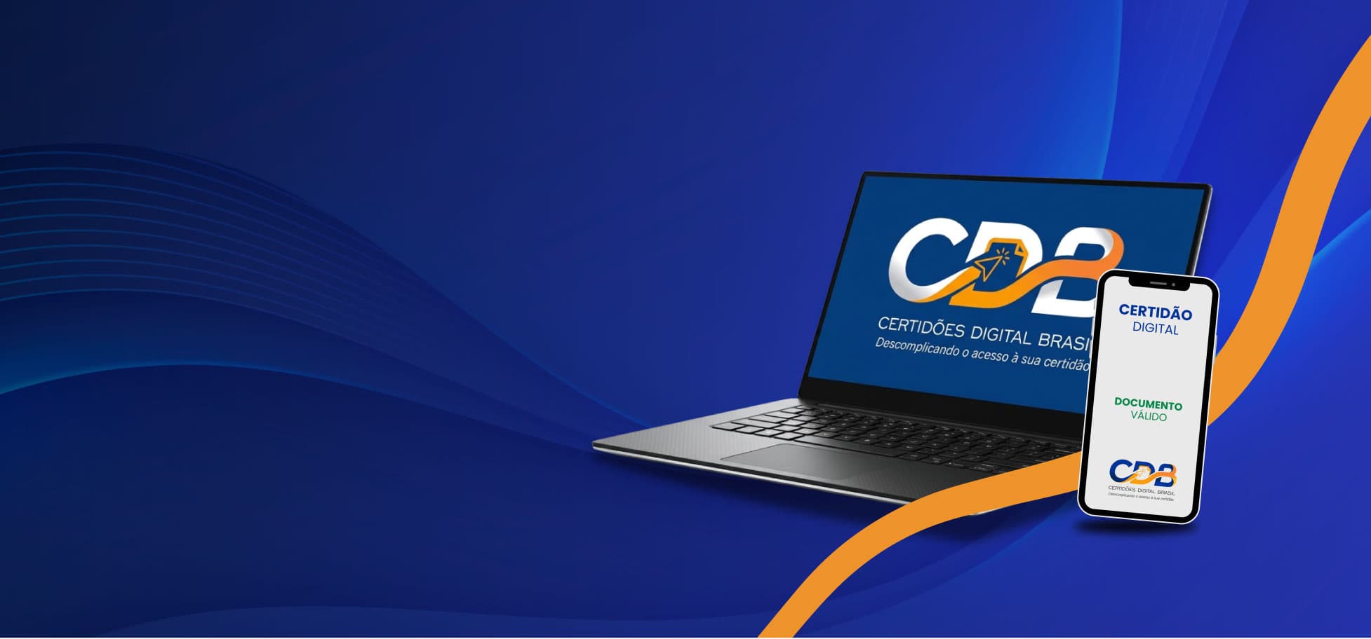 Documentos e certidões de cartório organizados sobre uma mesa